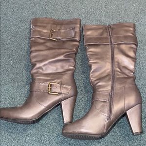 Cute high heeled boots